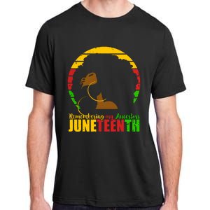 Juneteenth Remembering My Ancestors Black Freedom Adult ChromaSoft Performance T-Shirt