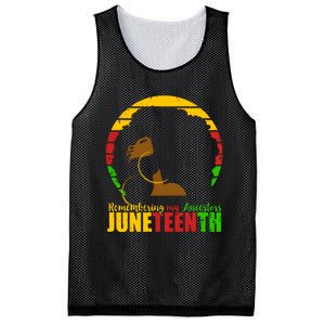 Juneteenth Remembering My Ancestors Black Freedom Mesh Reversible Basketball Jersey Tank