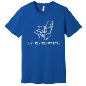 Just Resting My Eyes Great Gift Premium T-Shirt