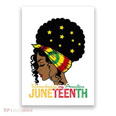Juneteenth Remembering My Ancestors Black Freedom Poster