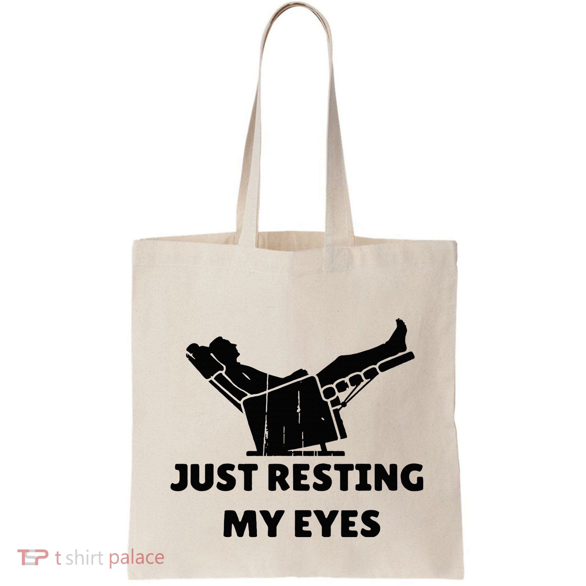 Just Resting My Eyes Funny Dad Recliner Bag