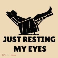 Just Resting My Eyes Funny Dad Recliner Bag