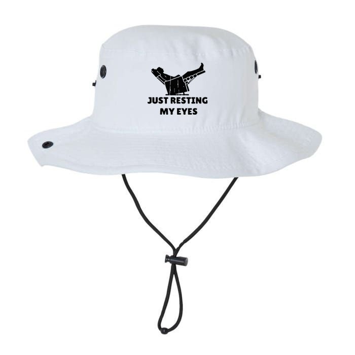Just Resting My Eyes Funny Dad Recliner Bucket Hat