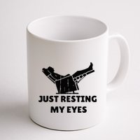 Just Resting My Eyes Funny Dad Recliner Mug