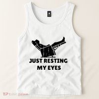Just Resting My Eyes Funny Dad Recliner Tank Top