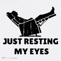 Just Resting My Eyes Funny Dad Recliner Wool Snapback Cap
