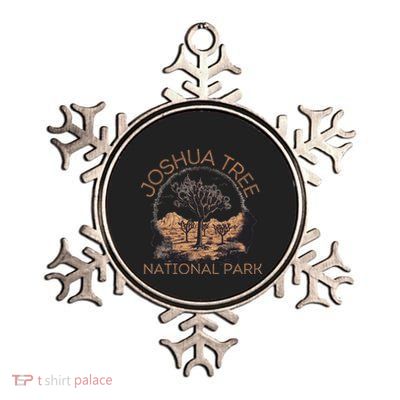 Joshua Ree National Park Landscape Joshua Ree Metallic Star Ornament