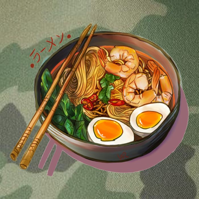 Japanses Ramen Noodles Bowl Legacy Tie Dye Trucker Hat