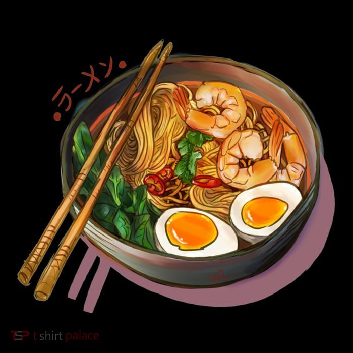 Japanses Ramen Noodles Bowl Button