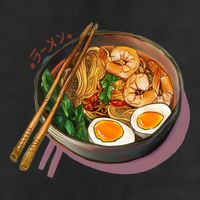 Japanses Ramen Noodles Bowl Adult Drive Performance Visor