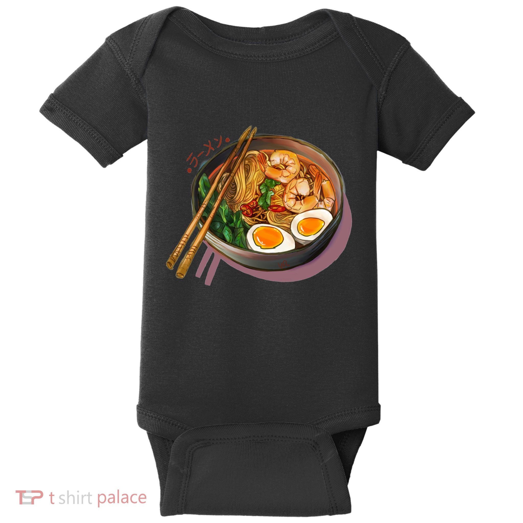Japanses Ramen Noodles Bowl Baby Bodysuit