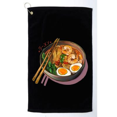 Japanses Ramen Noodles Bowl Golf Towel