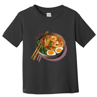 Japanses Ramen Noodles Bowl Toddler T-Shirt