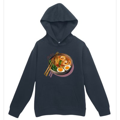 Japanses Ramen Noodles Bowl Urban Pullover Hoodie