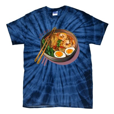 Japanses Ramen Noodles Bowl Tie-Dye T-Shirt