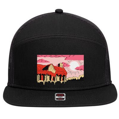 Jeff Rosenstock N O D R E A M 7 Panel Mesh Trucker Snapback Hat
