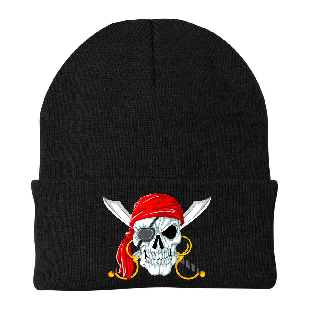 Jolly Roger Pirate Skull Beanie
