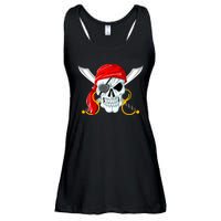 Jolly Roger Pirate Skull Ladies Essential Flowy Tank