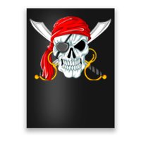 Jolly Roger Pirate Skull Poster