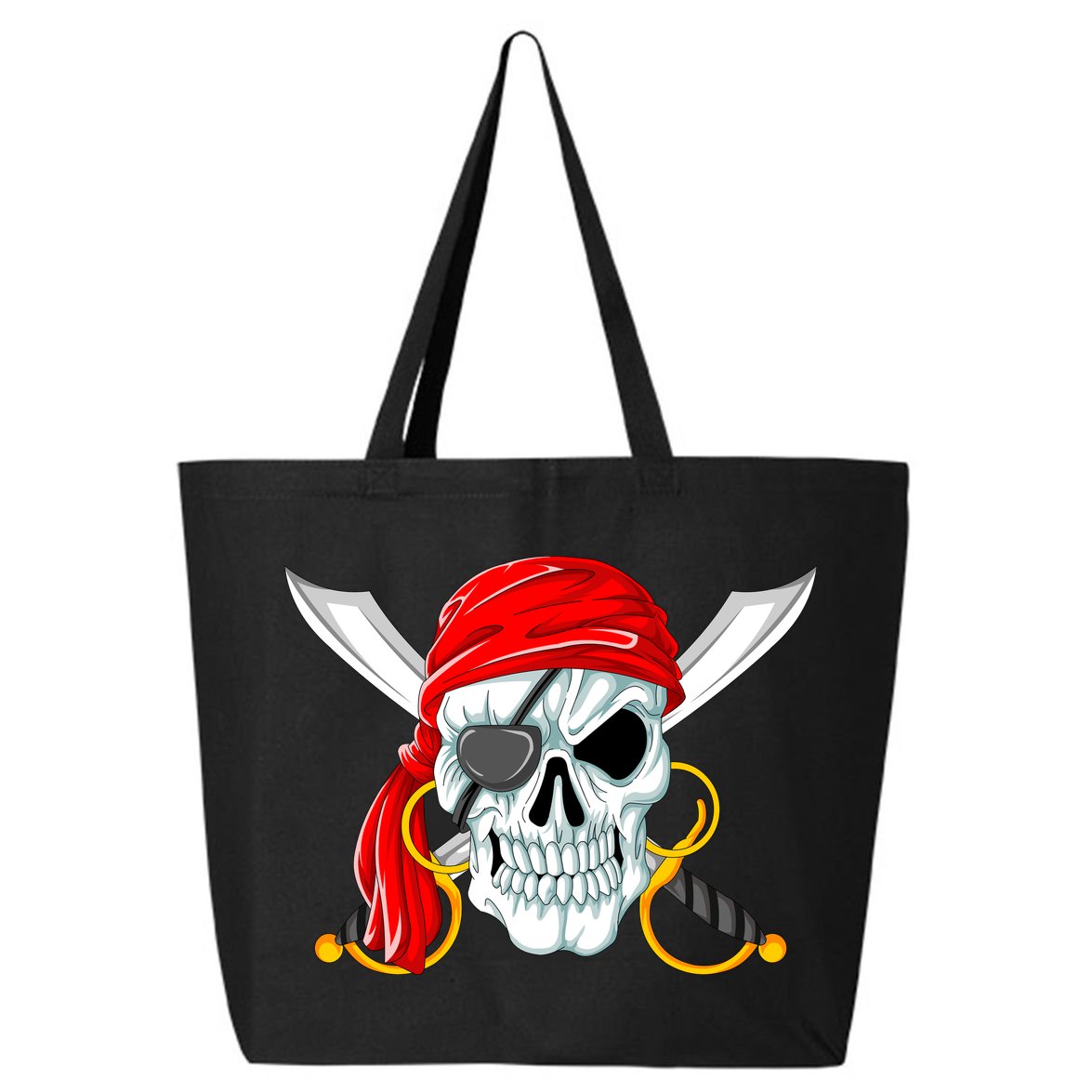 Jolly Roger Pirate Skull 25L Jumbo Tote