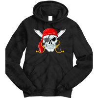 Jolly Roger Pirate Skull Tie Dye Hoodie