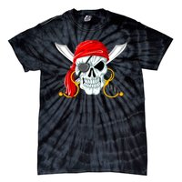 Jolly Roger Pirate Skull Tie-Dye T-Shirt