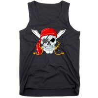 Jolly Roger Pirate Skull Tank Top