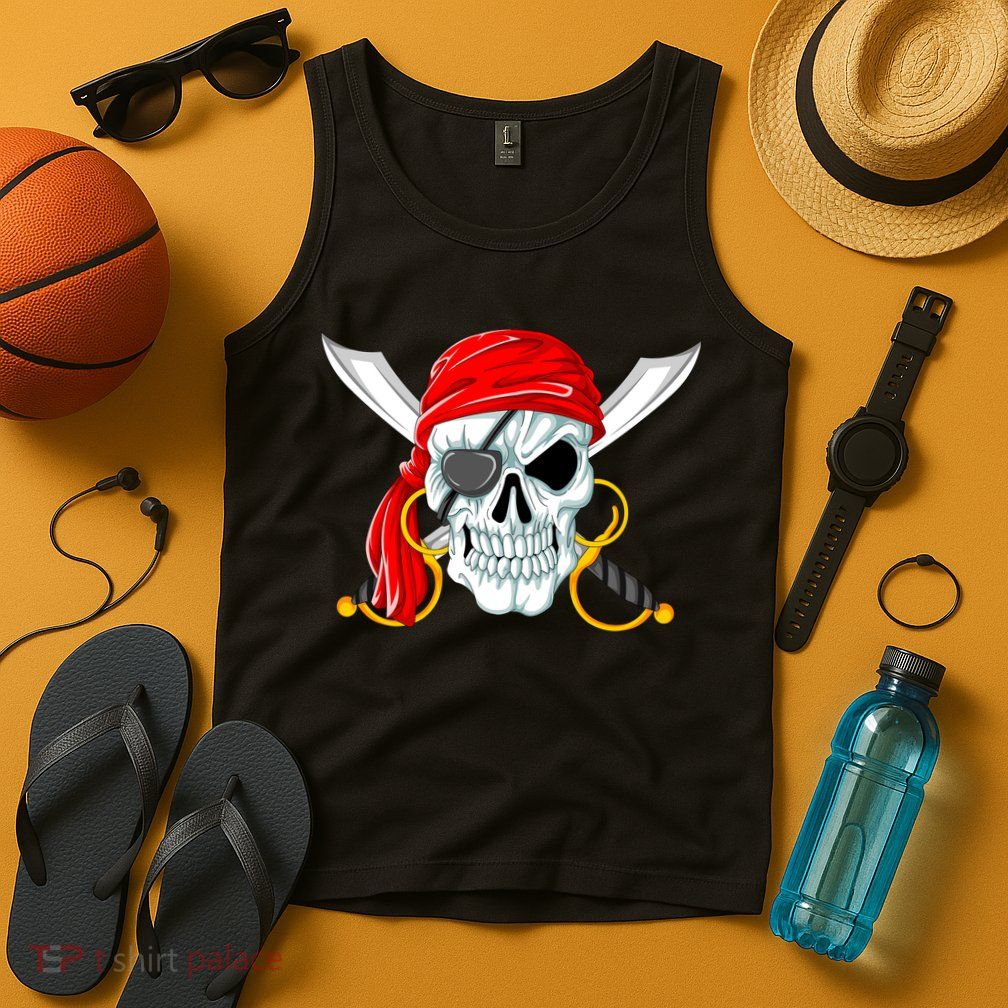 Jolly Roger Pirate Skull Tank Top