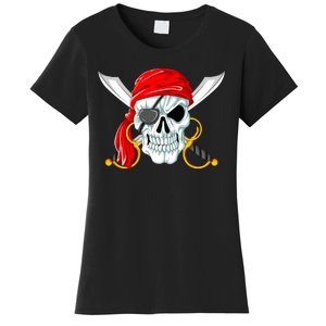 Jolly Roger Pirate Skull Women's T-Shirt