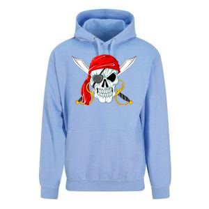 Jolly Roger Pirate Skull Unisex Surf Hoodie