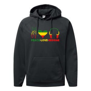 Jamaica Rastafarian Peace Love Reggae Music Rasta Performance Fleece Hoodie