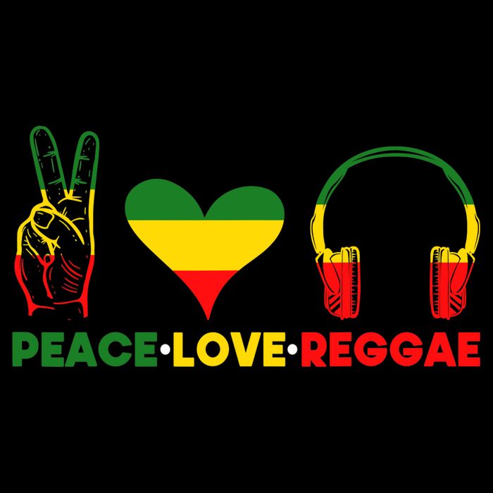 Jamaica Rastafarian Peace Love Reggae Music Rasta Cooling Performance Crew T-Shirt