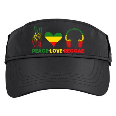 Jamaica Rastafarian Peace Love Reggae Music Rasta Adult Drive Performance Visor