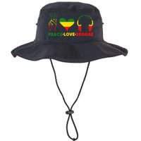 Jamaica Rastafarian Peace Love Reggae Music Rasta Legacy Cool Fit Booney Bucket Hat