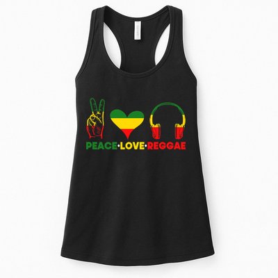 Jamaica Rastafarian Peace Love Reggae Music Rasta Womens Tank Top