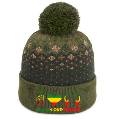 Jamaica Rastafarian Peace Love Reggae Music Rasta The Baniff Cuffed Pom Beanie