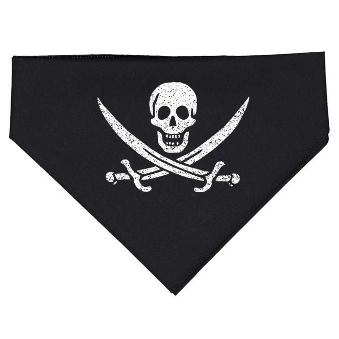 JOLLY ROGER PIRATE FLAG CALICO JACK HALLOWEEN COSTUME USA-Made Doggie Bandana