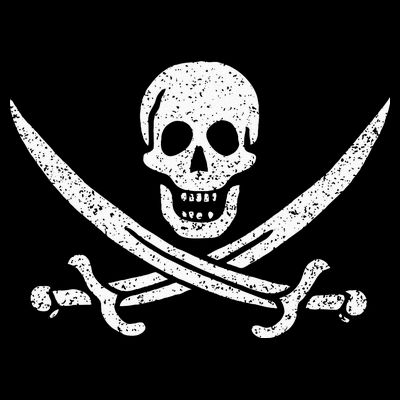 JOLLY ROGER PIRATE FLAG CALICO JACK HALLOWEEN COSTUME T-Shirt