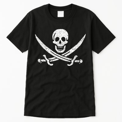JOLLY ROGER PIRATE FLAG CALICO JACK HALLOWEEN COSTUME Tall T-Shirt