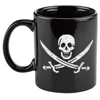 JOLLY ROGER PIRATE FLAG CALICO JACK HALLOWEEN COSTUME 11oz C Handle Ceramic Mug
