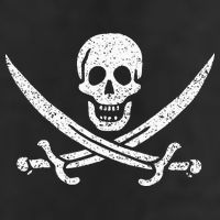 JOLLY ROGER PIRATE FLAG CALICO JACK HALLOWEEN COSTUME 11oz C Handle Ceramic Mug