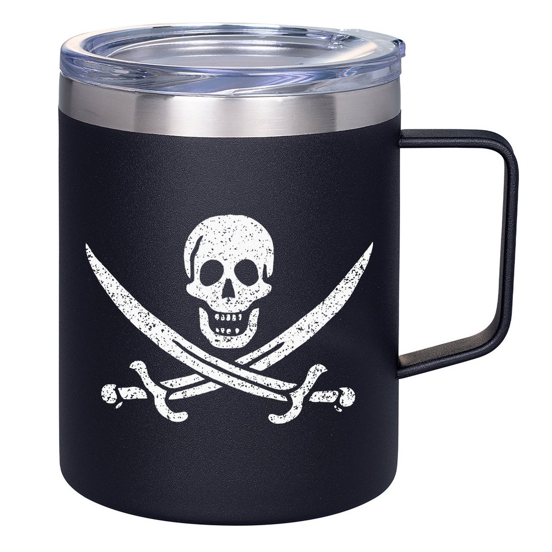 JOLLY ROGER PIRATE FLAG CALICO JACK HALLOWEEN COSTUME 12oz Stainless Steel Coffee Mug