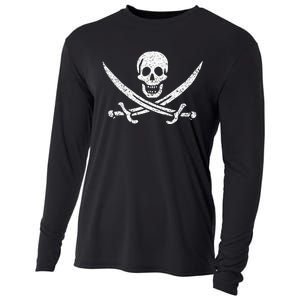 JOLLY ROGER PIRATE FLAG CALICO JACK HALLOWEEN COSTUME Cooling Performance Long Sleeve Crew