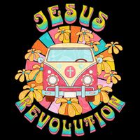 Jesus Revolution People Retro Van Bus Christian Faith Cooling Performance Crew T-Shirt