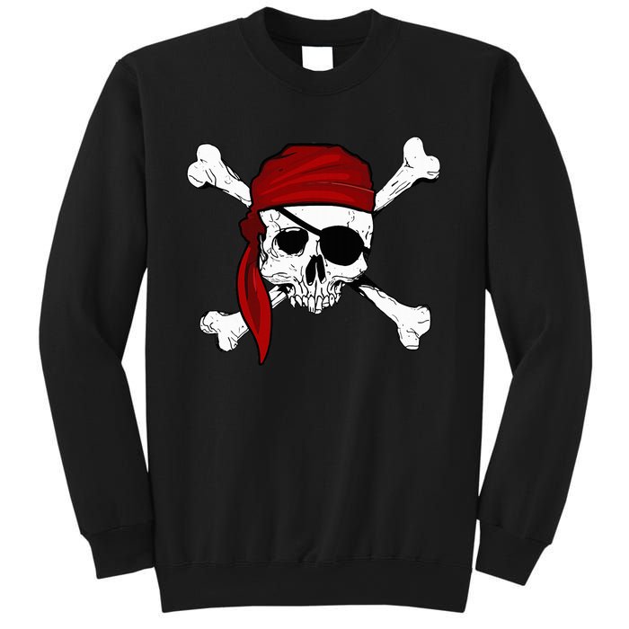 Jolly Roger Pirate Fun Pirates Skull And Cross Bones Sweatshirt