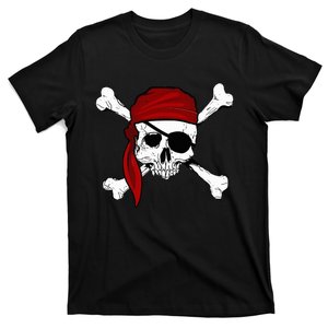 Jolly Roger Pirate Fun Pirates Skull And Cross Bones T-Shirt