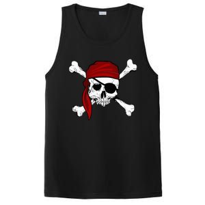 Jolly Roger Pirate Fun Pirates Skull And Cross Bones PosiCharge Competitor Tank