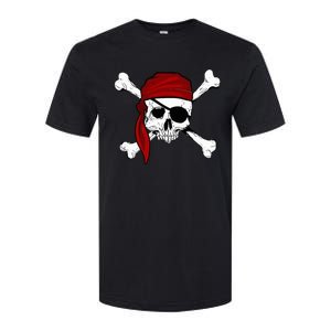 Jolly Roger Pirate Fun Pirates Skull And Cross Bones Softstyle CVC T-Shirt