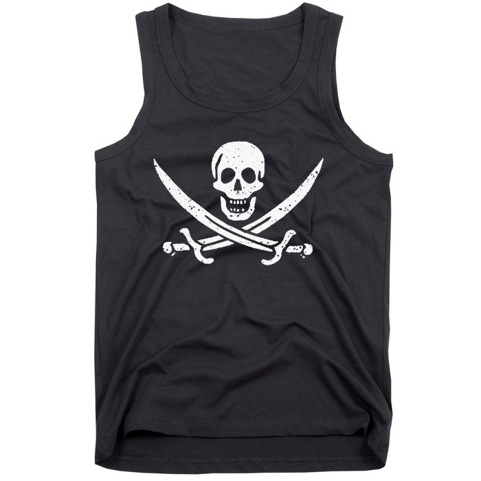 JOLLY ROGER PIRATE FLAG CALICO JACK Tank Top