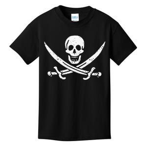 JOLLY ROGER PIRATE FLAG CALICO JACK Kids T-Shirt